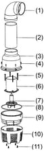 Sunsun CEF Variation Tube Pump - CEF 16000 / CEF 22000 / CEF 26000 / CEF 30000